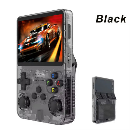 Open Source R36S Retro Handheld Video Game Console Linux System 3.5 Inch IPS Screen Portable Pocket Video Player R35S 64GB Games